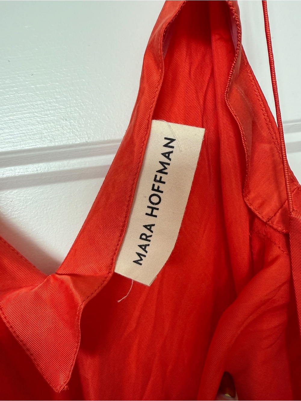Mara Hoffman Spaghetti Strap Maxi Dress in Orange - Picture 6 of 6